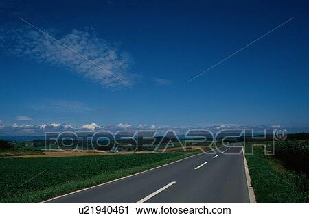 Highway Through Countryside View Large Photo Image Stock Image - Highway Through Countryside. Fotosearch