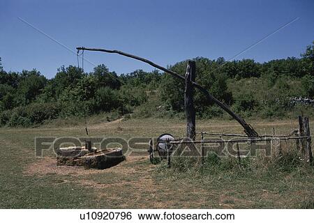 Old Well View Large Photo Image Stock Photograph - Old Well. Fotosearch