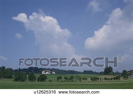 Rural Landscape View Large Photo Image Stock Photograph - Rural Landscape. Fotosearch
