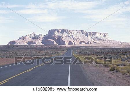 Stock Photography - Straight Road. Fotosearch