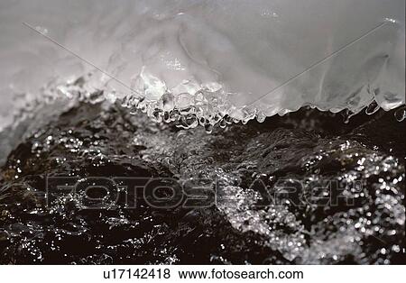 Ice Formations Near Stream View Large Photo Image Stock Photo - Ice Formations Near Stream. Fotosearch