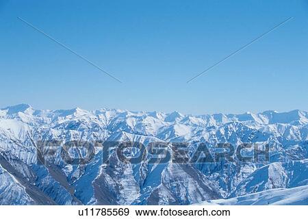 Snowy Mountain Range View Large Photo Image Stock Photo - Snowy Mountain Range. Fotosearch