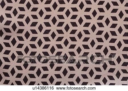 Stock Photograph - Diamond Shapes On Fabric. Fotosearch