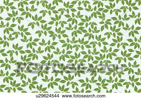 Picture - The Sheet Of Green Leaves. Fotosearch