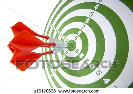 Stock Photograph - board, aim, background, arrow, archery, bullseye, accurate. Fotosearch