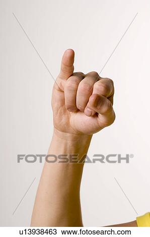Stock Image - male, gesture, LANGUAGE, juha, hand, anatomy. Fotosearch