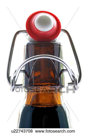 Stock Photo - beer, bottle, burkhard, CLOSE, close-up, detail. Fotosearch