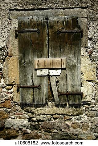 Stock Image - barrier, broken, closed, damage, damaged, day, defect. Fotosearch