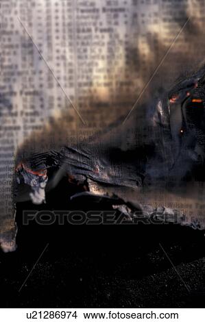 Picture - Bernhard, black, bourse, burned, burnt, business. Fotosearch