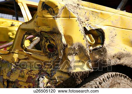 Stock Image - car, bumps, co2, crash, cross, dellen, bigot. Fotosearch