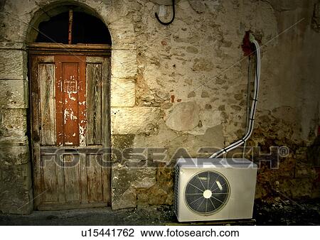 damage, broken, conditioning, conditioner, building, damaged, air View Large Photo Image Stock Image - damage, broken, conditioning, conditioner, building, damaged, air. Fotosearch
