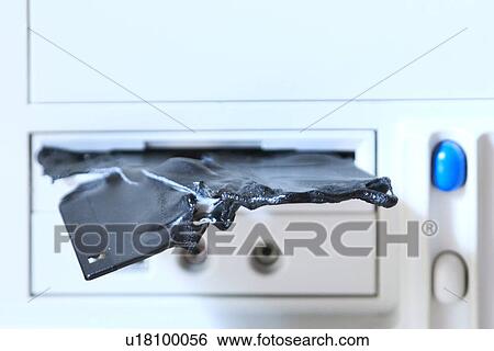 Stock Photograph - rechner, alfred, black, broken, burned. Fotosearch