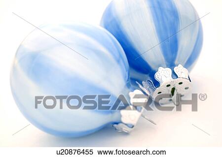 Stock Photography - ball, bauble, blue, Christmas, christmas, Christmas tree ball. Fotosearch