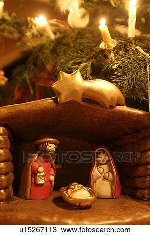 Stock Image - Austria, Christ, candle, brown, alfred. Fotosearch