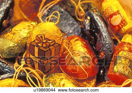 Picture - chocolate, advent season, candy, calf, anticipation, chocolate candy, advent. Fotosearch