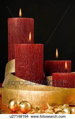 Picture - fest, einstimmung, aargau, advent, arrangement, candle, candles. Fotosearch