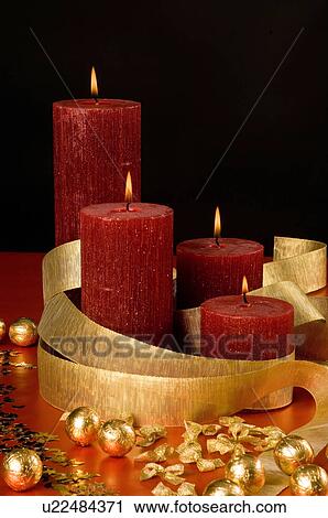 Stock Image - fest, einstimmung, aargau, advent, arrangement, candle, candles. Fotosearch