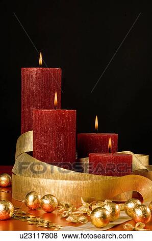 Stock Photo - fest, einstimmung, aargau, advent, arrangement, candle, candles. Fotosearch
