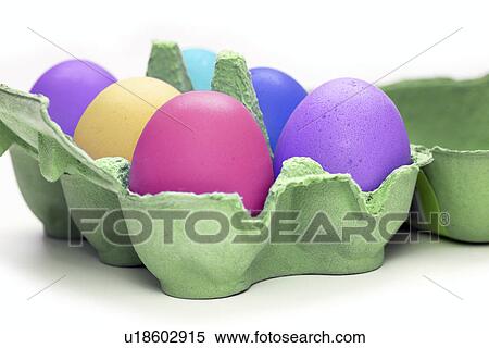 Stock Photography - background, bowl, carton, colored, decoration, Easter. Fotosearch