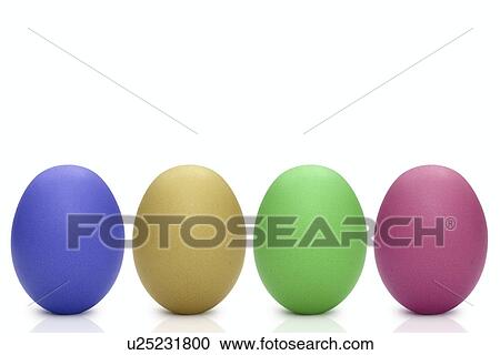Stock Image - Easter, background, decoration, colored, bowl, array. Fotosearch