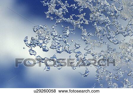 Stock Photo - background, Bernhard, blue, CLOSE, close-up, cold. Fotosearch