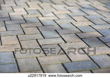Stock Photo - background, bottom, cobblestones, floor, flow, germany, kempf. Fotosearch