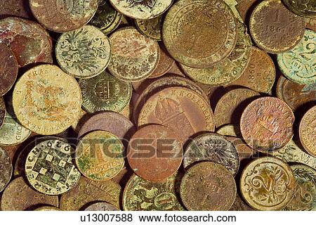 Stock Photo - coins, background, coin, cash, backgrounds, alfred. Fotosearch