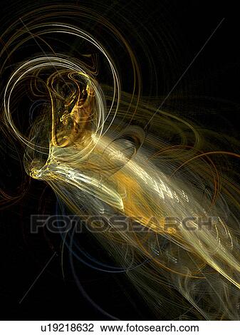 Stock Image - composition, background, composite, circle, black, art. Fotosearch