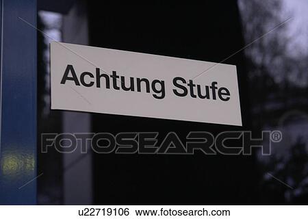 Stock Photograph - bold, attention, board, black, berne, burgdorf, advice. Fotosearch