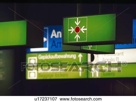 Stock Photo - germany, away, Frankfurt, depositing of baggage, bernd, airport. Fotosearch