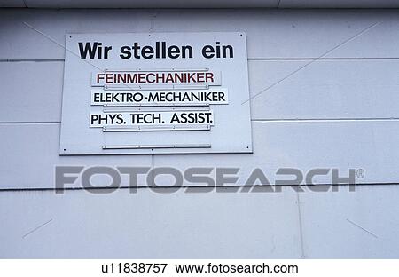 Stock Photo - schriftzeichen, buchstabe, alphabetic, arbeitssuche, avocation, Bernhard. Fotosearch