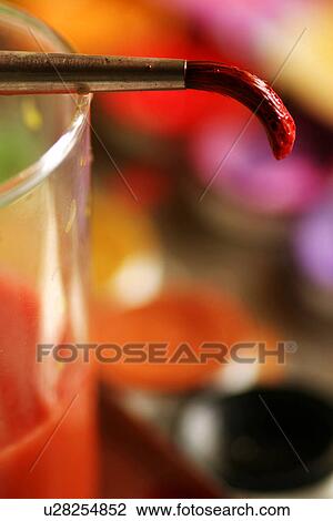 Stock Image - art, CLOSE, brush, austria, alfred. Fotosearch