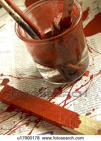 Stock Photo - borth, CLOSE, brush, art. Fotosearch
