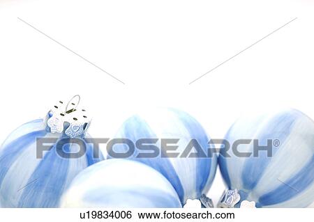 Stock Photograph - ball, bauble, blue, Christmas, christmas, Christmas tree ball. Fotosearch