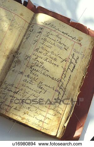 Picture - Bernhard, CLOSE, books, book, antiquated. Fotosearch