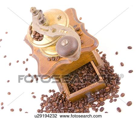 Stock Image - coffee, schauhuber, coffee mill, coffee bean, alfred. Fotosearch