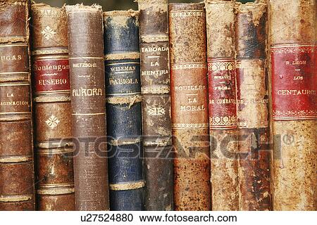 Stock Image - Data, book, bookcase, shelf, apprisement, acceptance. Fotosearch