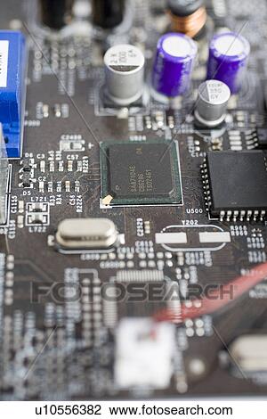 Stock Image - board, bw, celerity, circuit, computer, diode, dock. Fotosearch
