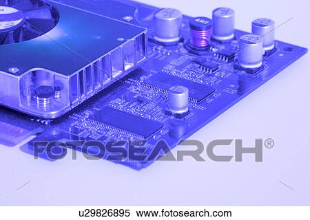 Stock Photography - board, bw, celerity, circuit, computer, diode, dock. Fotosearch