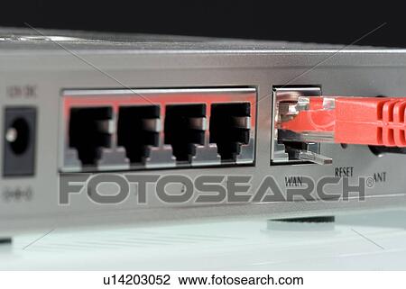 Stock Image - data, cable, connector, computer, communication, data communication, adsl. Fotosearch