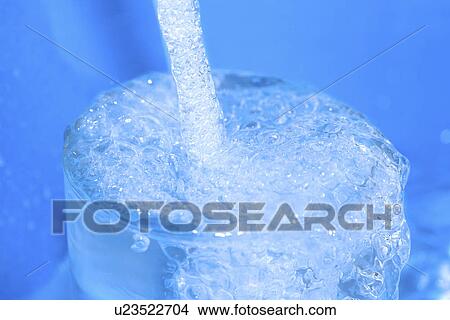 Picture - fresh, bath, fizz, drip, blue, germany, aqua. Fotosearch