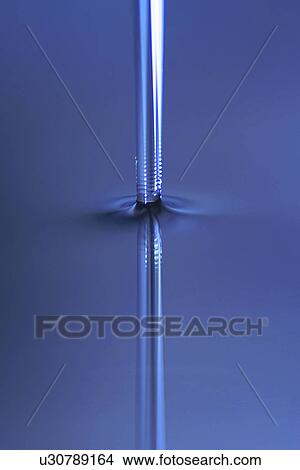 Picture - more water, blue, drinking, close-up, CLOSE, alfred. Fotosearch