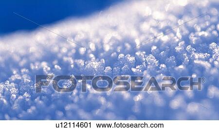Stock Image - crystal, blue, cold, calf, burgenland, frost, austria. Fotosearch