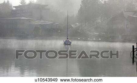 camphora, autumn, buoy, boats, autumn nebulas, Austria View Large Photo Image Stock Photo - camphora, autumn, buoy, boats, autumn nebulas, Austria. Fotosearch