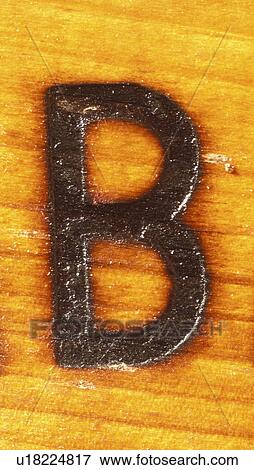 Stock Photo - buchstabe, schriftzeichen, alphabetic, Bernhard, character. Fotosearch