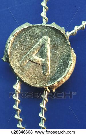 Stock Photo - buchstabe, schriftzeichen, alphabetic, Bernhard, blue. Fotosearch