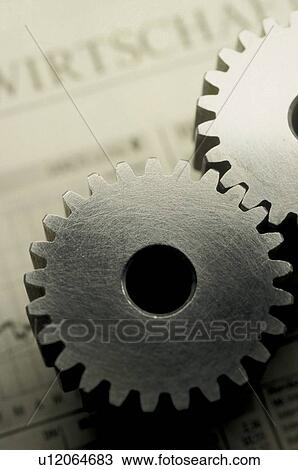 Stock Image - Bernhard, CLOSE, close-up, cogwheel, cow. Fotosearch