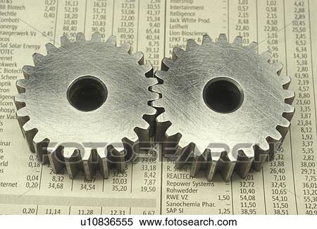 Stock Photography - Bernhard, CLOSE, close-up, cogwheel, cow. Fotosearch