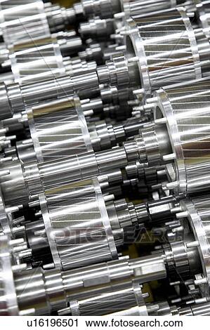 Stock Image - cogwheel, arrangement, clockwork, circle, bearing, concept, apparatus. Fotosearch