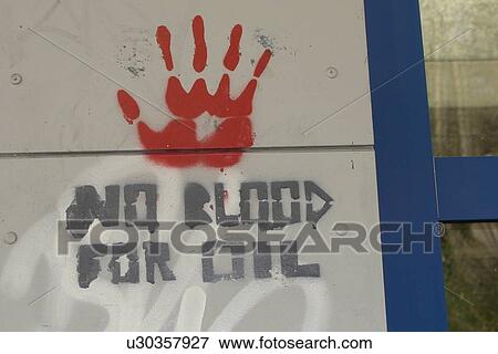 Stock Photo - bloody, art, blood-redly, blood, berne, anmgemalt. Fotosearch